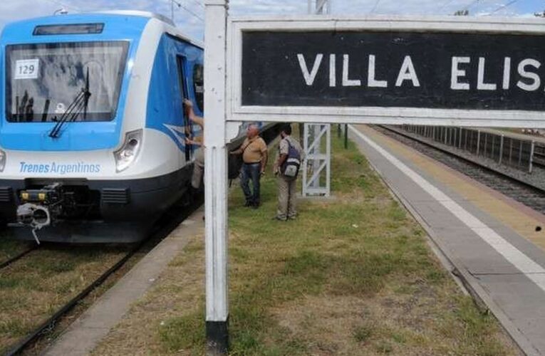 A resignarse: habrá menos trenes a Villa Elisa en el verano