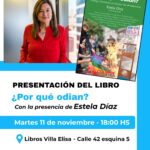 Estela Díaz en Libros Villa Elisa