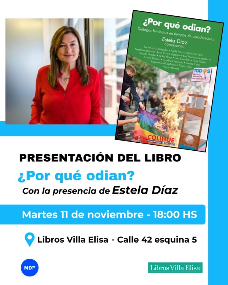 Estela Díaz en Libros Villa Elisa