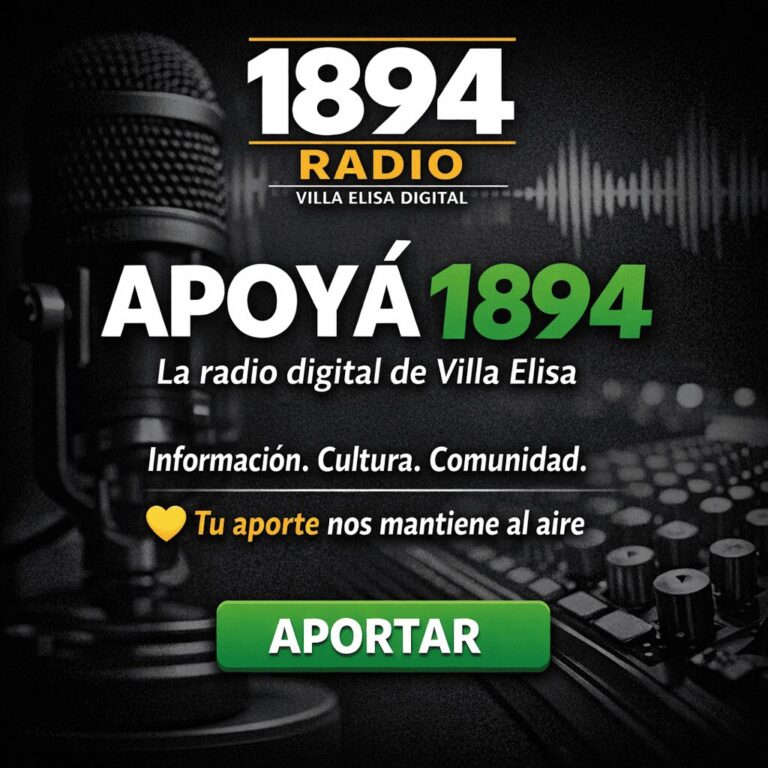 Apoya a la 1894 Radio Online de Villa Elisa