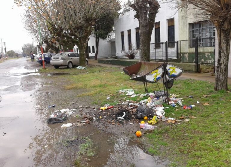 recolección de residuos en Arturo Seguí